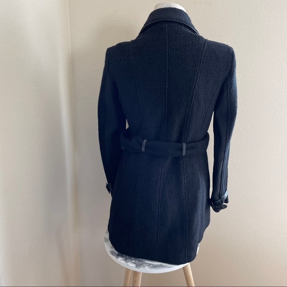 Steve Madden Black Trench Coat - Picture 4 of 4